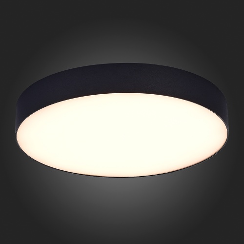 ST606.432.48 Светильник потолочный Черный LED 1*48W 3000K 4 320Lm Ra&gt;85 120° IP20 D400xH55 185-265V Накладные светильники