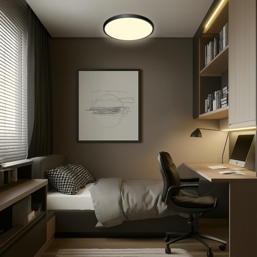 CL738401V Бейсик Черный Св-к Накл. LED 40W*Мульти