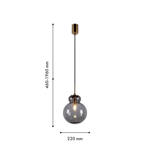 Подвес Favourite 4269-1P, подвес, D220xH460/1960, 1xE14x40W, excluded