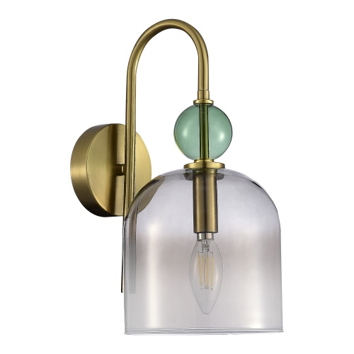 SL2000.211.01 Бра ST-Luce Золотистый/Дымчатый E14 1*40W ДЖЕА