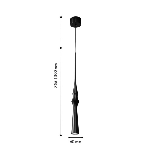 Подвес Favourite 4332-1P, подвес, D60xH755/1800, LEDx6W, 480LM, 4000K, included