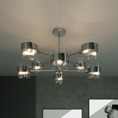 Потолочный светильник Eurosvet 70127/8 хром