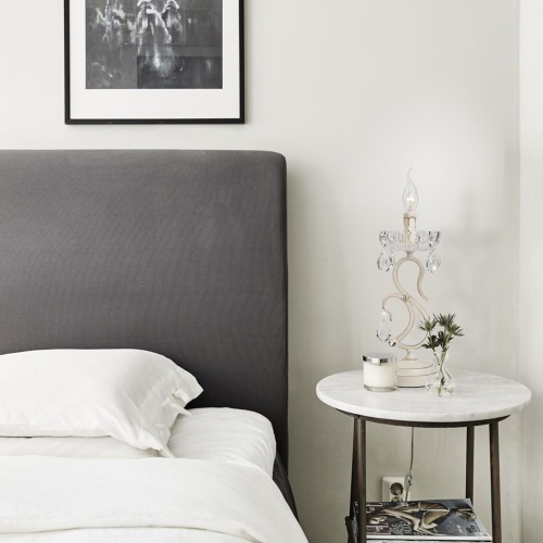 Настольный светильник Eurosvet 12205/1T белый Strotskis