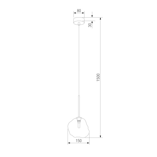 Подвесной светильник TK Lighting 11025 Lava Brown