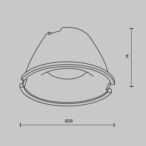 Аксессуары честный знак Technical LensD28-15