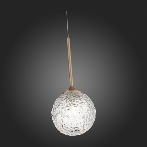 SL1152.203.01 Подвес ST-Luce Золотистый/Прозрачный G9 LED 1*5W ARCOBALINO