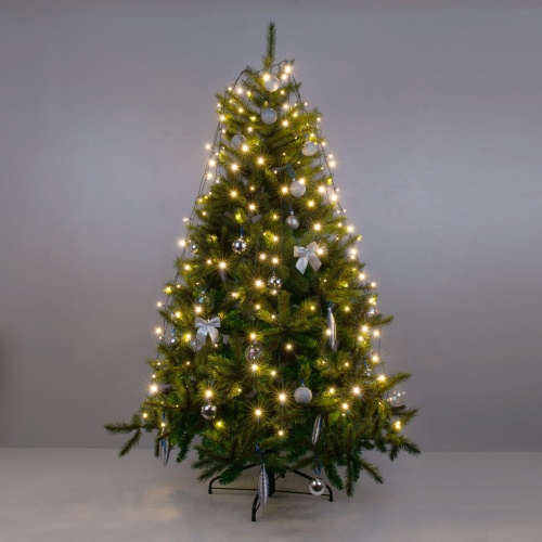 Гирлянда бытовая электрическая занавес Eurosvet 200-003 теплый белый