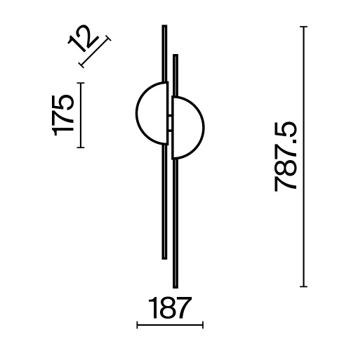 Настенный светильник (бра) Maytoni MOD179WL-L22W4K