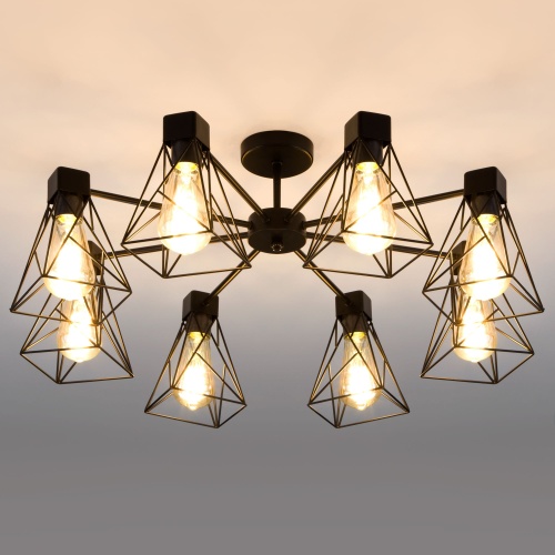 Потолочный светильник Eurosvet 70107/8 черный