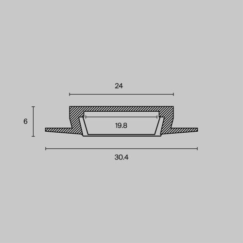 Профиль Led Strip ALM003S-2M