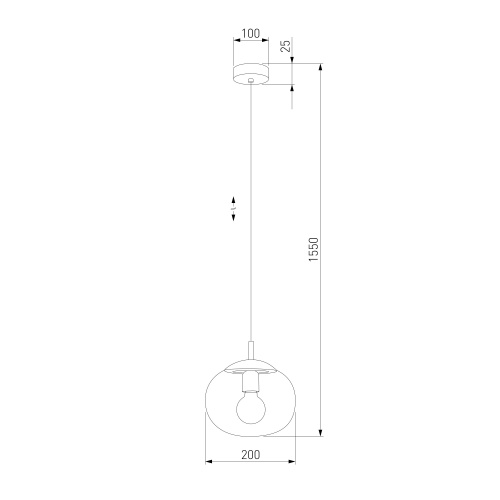  TK Lighting 5823/ подвесной светильник /Vibe