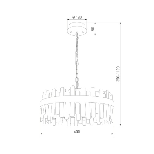 Подвесной светильник Bogate's 417/1