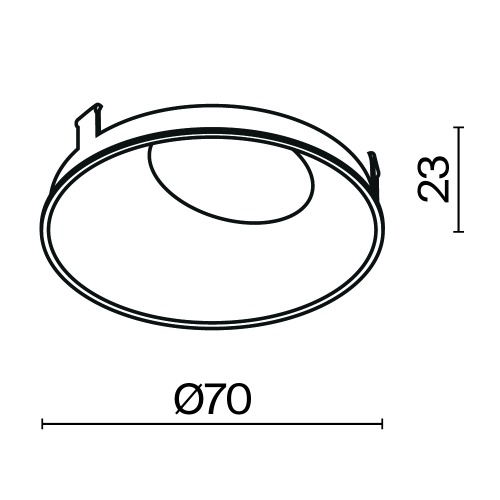 Комплектующие для светильника Technical Ring057-10-MG