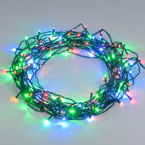 Гирлянда бытовая электрическая занавес Eurosvet 200-003 мульти