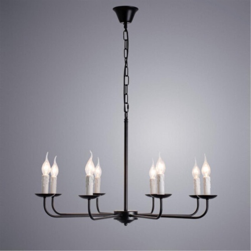 Подвесная люстра Arte lamp A1857LM-8BK СВЕТИЛЬНИК ПОДВЕСНОЙ