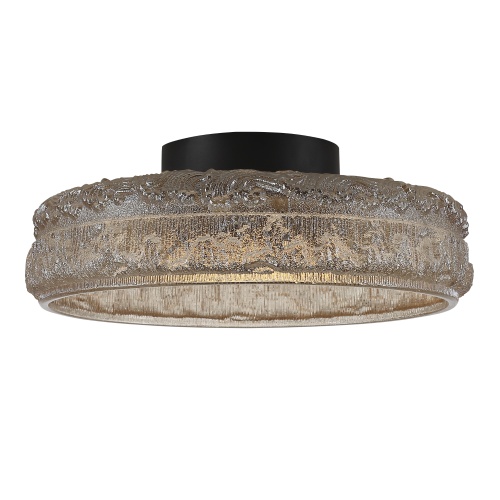 SL6143.422.01 Светильник потолочный ST-Luce черный/шампань LED 1*15W 4000K АНТИК