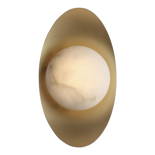 SL6229.201.01 Светильник настенный ST-Luce Золотистый/Алебастр LED 1*7W 3000K ПЕРИАЛ