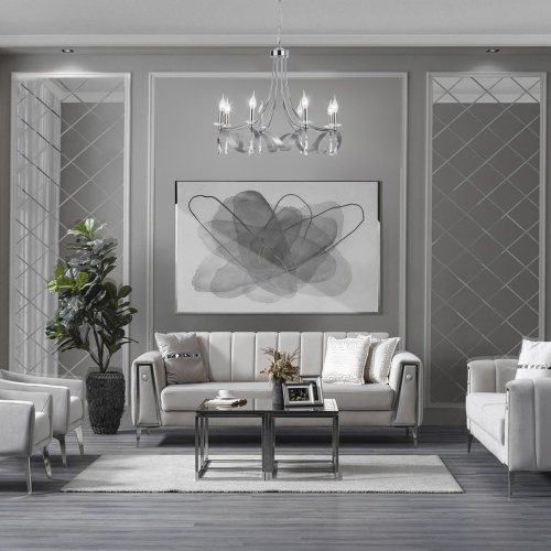 Подвесной светильник Eurosvet 60064/8 хром