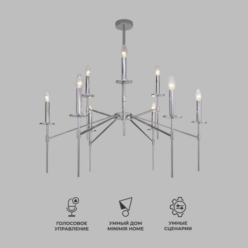 Потолочный светильник Eurosvet 60142/9 хром Smart