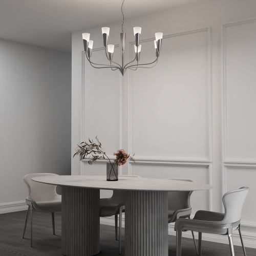 Подвесной светильник Eurosvet 60167/8 никель Smart