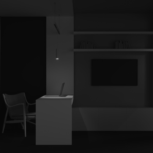 Трековый подвесной светильник Technical TR041-2-12W4K-W