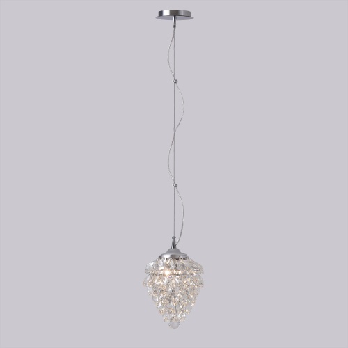 Светильник подвесной Crystal Lux CHARME SP2 CHROME/TRANSPARENT
