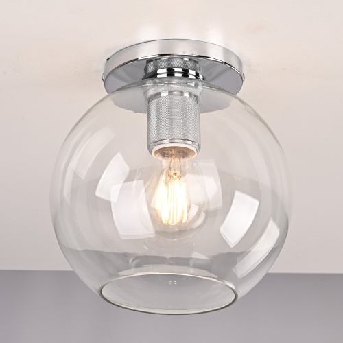 Потолочный Светильник Rh Utilitaire Globe Shade Flushmount от Imperiumloft 123674-22