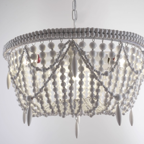 Люстра Rh Anselme White Wood Weathered Chandelier от Imperiumloft 84574-22