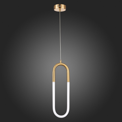 SL1579.303.01 Подвес ST-Luce Латунь/Латунь, Белый LED 1*14W 3000K MOFISTO