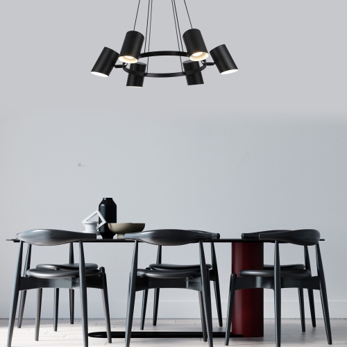 Подвесной светильник Eurosvet 70147/6 черный Smart