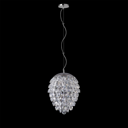 Светильник подвесной Crystal Lux CHARME SP6 CHROME/TRANSPARENT