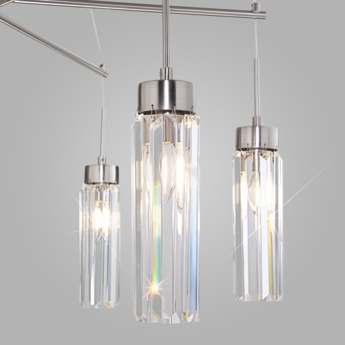  Eurosvet 60163/6/ подвесной светильник/ никель Smart