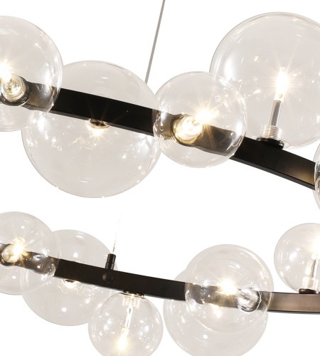 Люстра Kink Light Иона черный G9 07608-15A,19