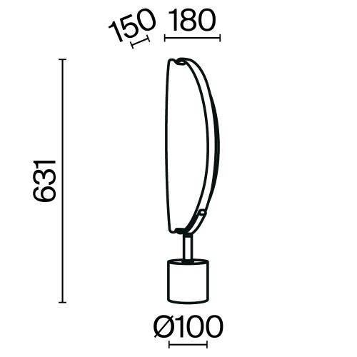 Настольный светильник Maytoni MOD281TL-L15BS3K