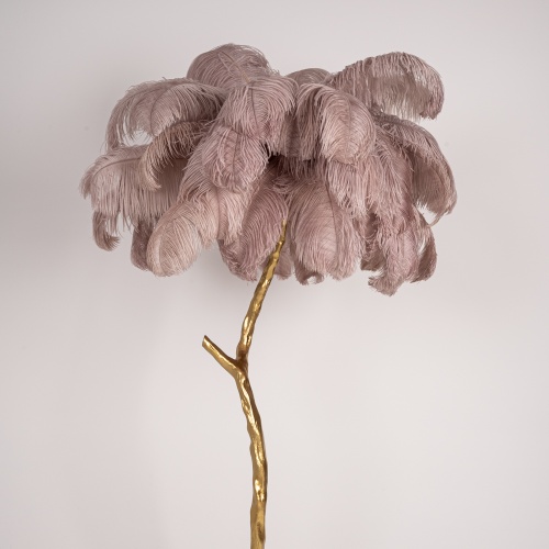 Торшер страусиные перья Feather Lamp A MODERN GRAND TOUR розовый 189583-22