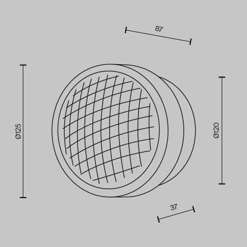 Настенный светильник (бра) Maytoni MOD493WL-L6PTK