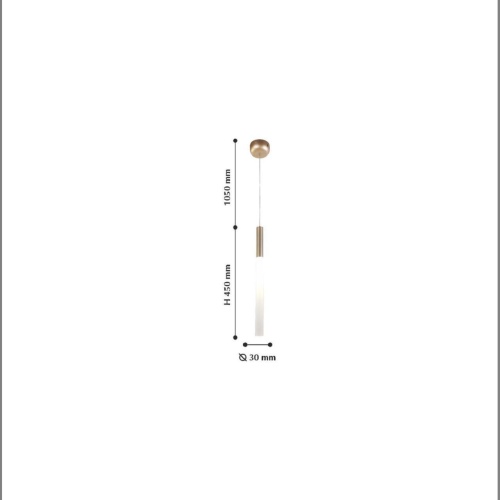 Подвес Favourite 2217-1P, подвес, D30xH450/1500, LEDx3W, 150LM, 4000K, included