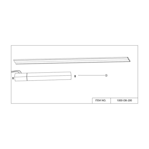 Блок питания unica Favourite 1000-DB-200, блок питания, L372xW32xH30, 200W, 42V, IP20