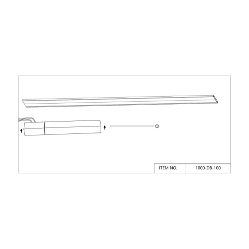 Блок питания unica Favourite 1000-DB-100, блок питания, L327xW32xH30, 100W, 42V, IP20
