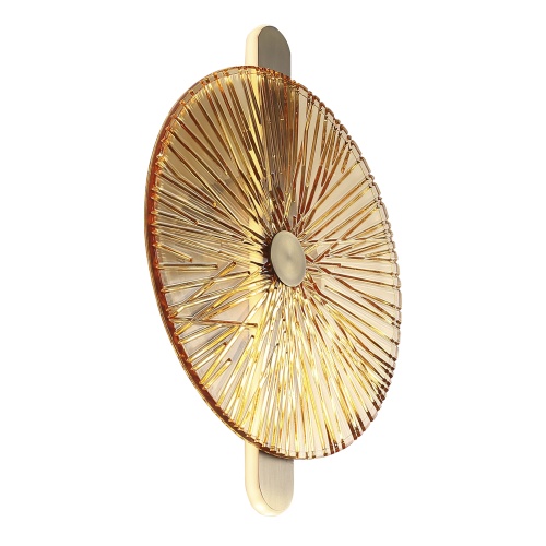 SL6141.311.01 Светильник настенный ST-Luce бронза/янтарь LED 1*11W 4000K АЗИО