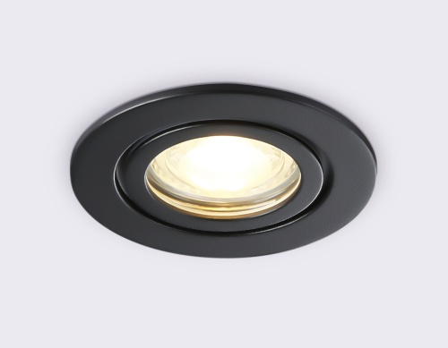 TN1151 BK черный IP44 GU5.3 D85*28_AMB