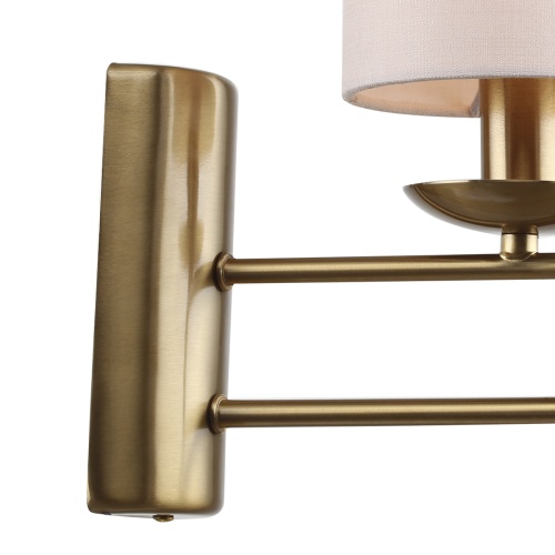 Настенный светильник Escada 10166/1A E14*40W Brass