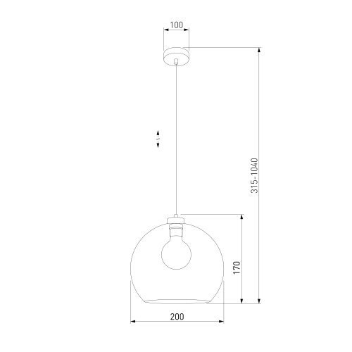 Подвесной светильник TK Lighting 4443 Cubus