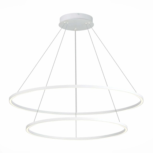 ST605.503.91 Cветильник подвесной SMART ST-Luce Белый/Белый LED 1*91W 2800-6500K AURA