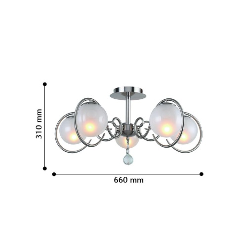Потолочная люстра F-Promo 2349-5U, потолочный светильник, D660xH310, 5xE14x40W, excluded