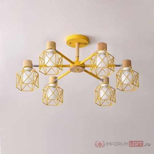 Потолочная Люстра Corf B3 Green 5 Lamps от Imperiumloft 189483-26