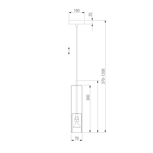  Eurosvet 50249/1/ подвесной светильник/ никель