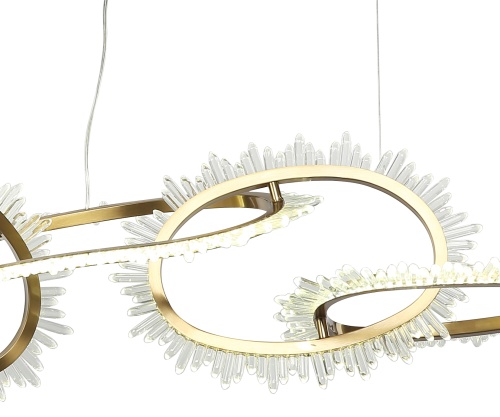 Люстра Kink Light Сена Кристалл латунь 07607-5AL,36