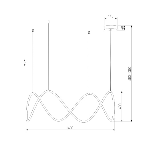 Подвесной светильник Eurosvet 90288/1 латунь