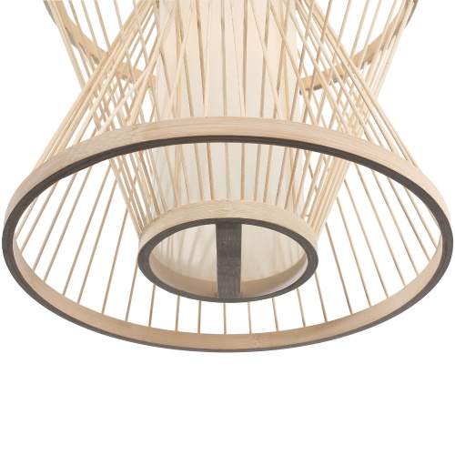 SL6241.503.01 Светильник подвесной ST-Luce Древесный/Белый E27 1*40W ALMA